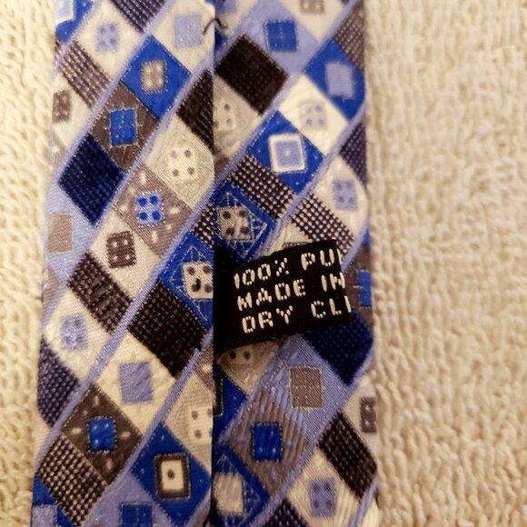STEFANO RICCI PER RICHARD GELDING 100% SILK TIE MADE IN ITALY- EXTRA LONG & WIDE - Picture 6 of 8